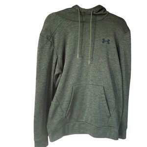 Under Armour Men's Green Fleece Pullover Hoodie Size S